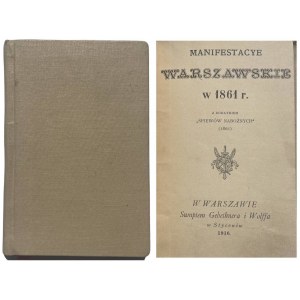 MANIFESTACYE WARSZAWSKIE W 1861 r.