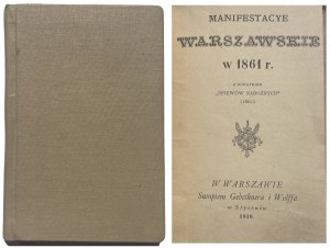 WARSAW MANIFESTATIONS IN 1861.