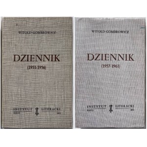 GOMBROWICZ - DZIENNIKI 1953-1961 ŁADNY EGZ.