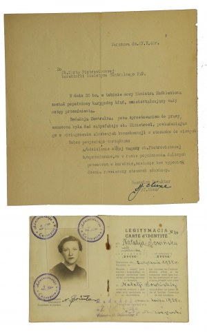 Journalist card 1938 and letter (4)