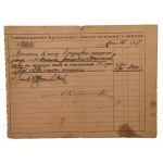 Cukrovar Brody - sada tří dokumentů z roku 1916. (13)