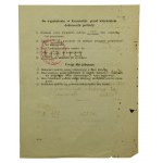 Osvědčení poddůstojnické školy v Lodži 1920 a cestovní doklad (15)