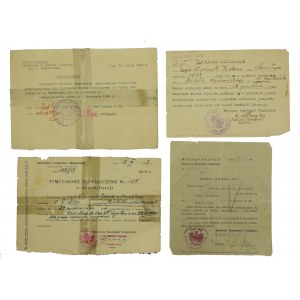 Wojsko Polskie 1944-1947 - zestaw 4 dokumentów (28)