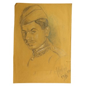 Portrét jezdce, tužka, 22. července 1920 (41)