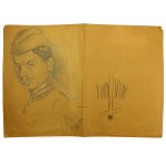 Portrét jezdce, tužka, 22. července 1920 (41)