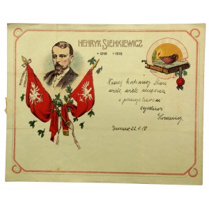 Telegram patriotyczny Henryk Sienkiewicz, 1919 (53)