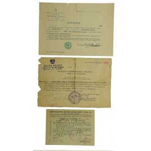 Soubor dokumentů bývalých vojáků polské armády, 3 ks. (56)