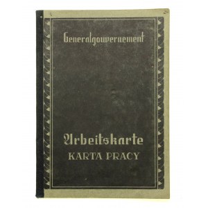 Karta pracy wystawiona w Pruszkowie w 1940 r. (60)