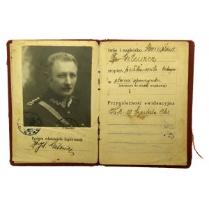 Legitymacja osobista pułkownika lekarza 10 Szpital Ok. Przemyśl, 1939 (66)