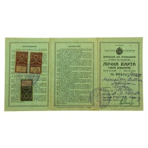Bulharský občanský průkaz vydaný Polákovi, 1928 (75)