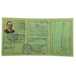 Bułgarski dowód osobisty wydany dla Polaka, 1928 (75)