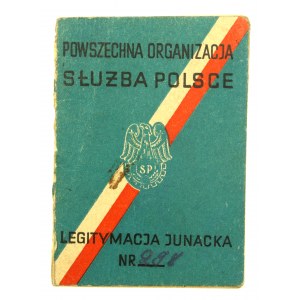 Legitimacja junacka Powszechnej Organizacji Służba Polsce, 1950 (78)