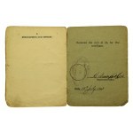 Legitymacja żołnierza PSZ, wydana w 1948 (79)