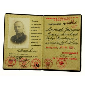 Staatspolizei, Polizeiausweis eines Wachtmeisters, Bialystok 1935 (80)