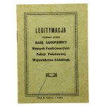 Legitymacja Kasa Samopomocy N. Funkcjonariuszy Policji Państwowej, Łódź 1927 (89)
