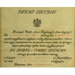 Patent oficerski Korpus Oficerów Weterynarii, 1937r (421)