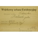 Dokumenty podchorążego Kozłowskiego z 21 PP z warszawskiej Cytadeli. 1921 r.(427)