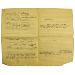Dokumenty kadeta Kozlowského z 21. PP z varšavské citadely. 1921 r.(427)