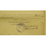 Dokumenty kadeta Kozlowského z 21. PP z varšavské citadely. 1921 r.(427)