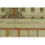 Plan pałacu hrabiów Potockich, 1920r (432)
