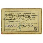 Legitymacja kolejowa, Kraków 1913 (735)