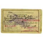Legitymacja kolejowa, Kraków 1906 (736)