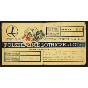 Bilet PLL LOT, 1947 (737)