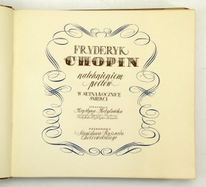 [Frederic Chopin] set of three publications from 1949 -1970 (811)