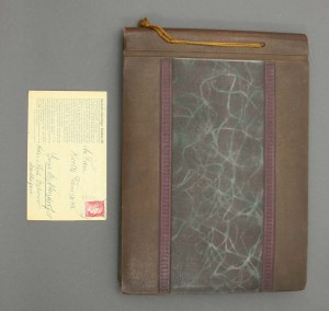 [Dachau concentration camp] Commemorative album and prisoner's letter (901)
