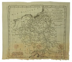 Map of Poland in the 18th/19th century (933)