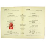 M/S Batory. Menu Polskie Linie Oceaniczne, 1967 (939)
