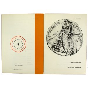 TS/S Batory. Menu Polskie Linie Oceaniczne, 1969 (940)
