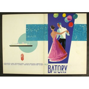 M/S Batory. Menu Polskie Linie Oceaniczne, 1969 (942)
