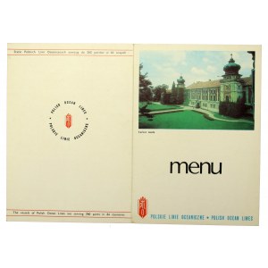 Menu Polskie Linie Oceaniczne, 1969 (948)