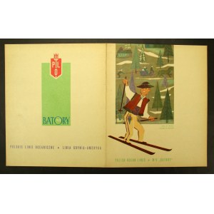M/S Batory. Menu Polskie Linie Oceaniczne, 1969 (949)