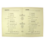 M/S Batory. Menu Polskie Linie Oceaniczne, 1967 (952)