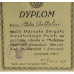 [Międzynarodowe Zawody Strzeleckie] Dyplom Związku Strzeleckiego, Lwów 1931 (492)