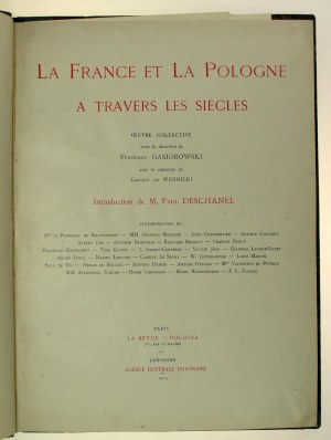 Gąsiorowski W. - La France et la Pologne, Paris 1917 (395)