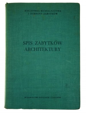 Spis zabytków architektury pod red. K.Malinowskiego, tom I. W-wa, 1964 (506)