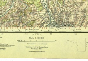 Skoczów, Polish WIG staff map, 1934r (674)