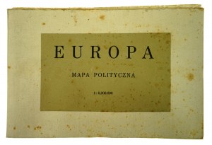 Political map of Europe. Published by the E.Romer Cartographic Institute, 1932, Lviv (545)