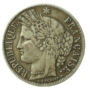 Francja, II Republika, 5 franków 1870 A, Paryż (207)