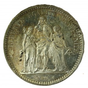 Francja, III Republika, 5 franków 1873 A, Paryż (208)