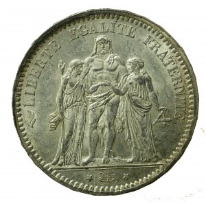 Francja, III Republika, 5 franków 1873 A, Paryż (215)