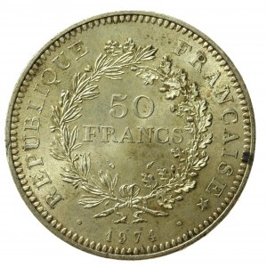 Francja, V Republika, 50 Franków 1974 (218)