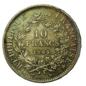 Francja, V Republika, 10 franków 1965 (225)