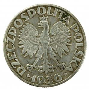 II RP, 5 złotych 1936, Żaglowiec (245)