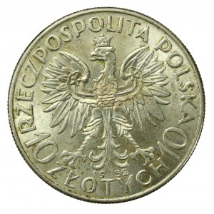 II RP, 10 złotych 1933, Głowa Kobiety (246)