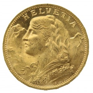 Szwajcaria, 20 franków 1927, Berno (253)