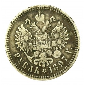 Rosja, Mikołaj II, Rubel 1897 (303)